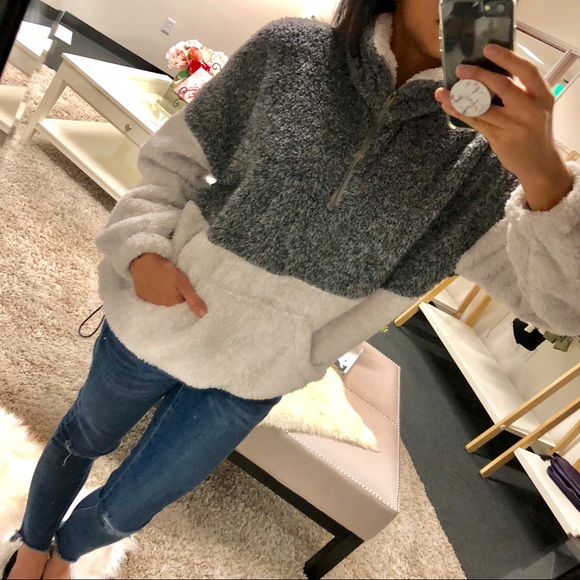 WonderlustApparel Sweaters - LAST S// ADDISON Fuzzy Sweater